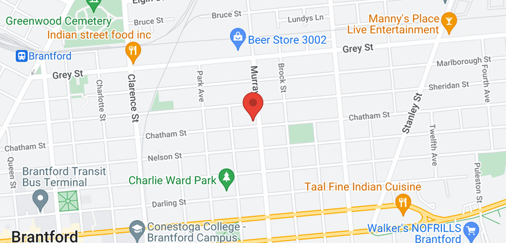 map of 214 Chatham Street